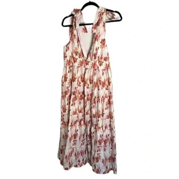 chinese dress ladies Harlow Maxi Dress in Taupe Floral main image 1